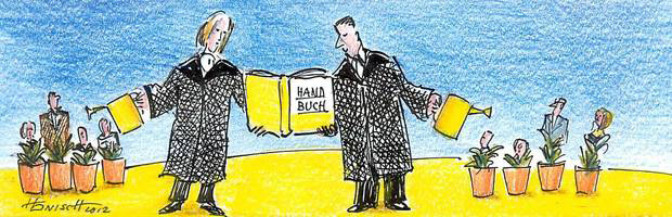 ABC AnwaltsBeratung Cosack - Mainz - Praxishandbuch Anwaltsmarketing - Karikatur von Philipp Heinisch